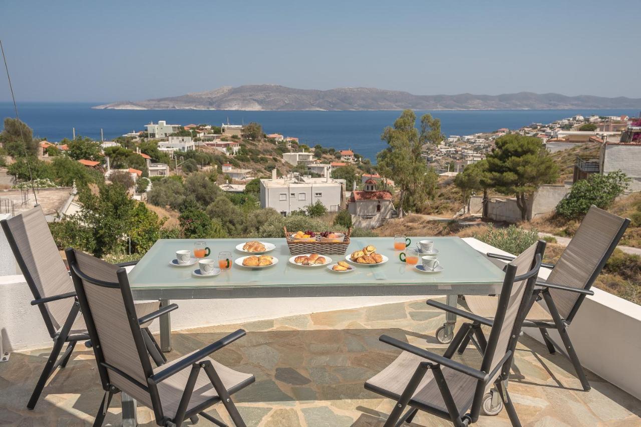 Villa Luna Private Heated Hydro Pool Bbq Beach 4Min Agia Marina Mikrolimanou Eksteriør billede