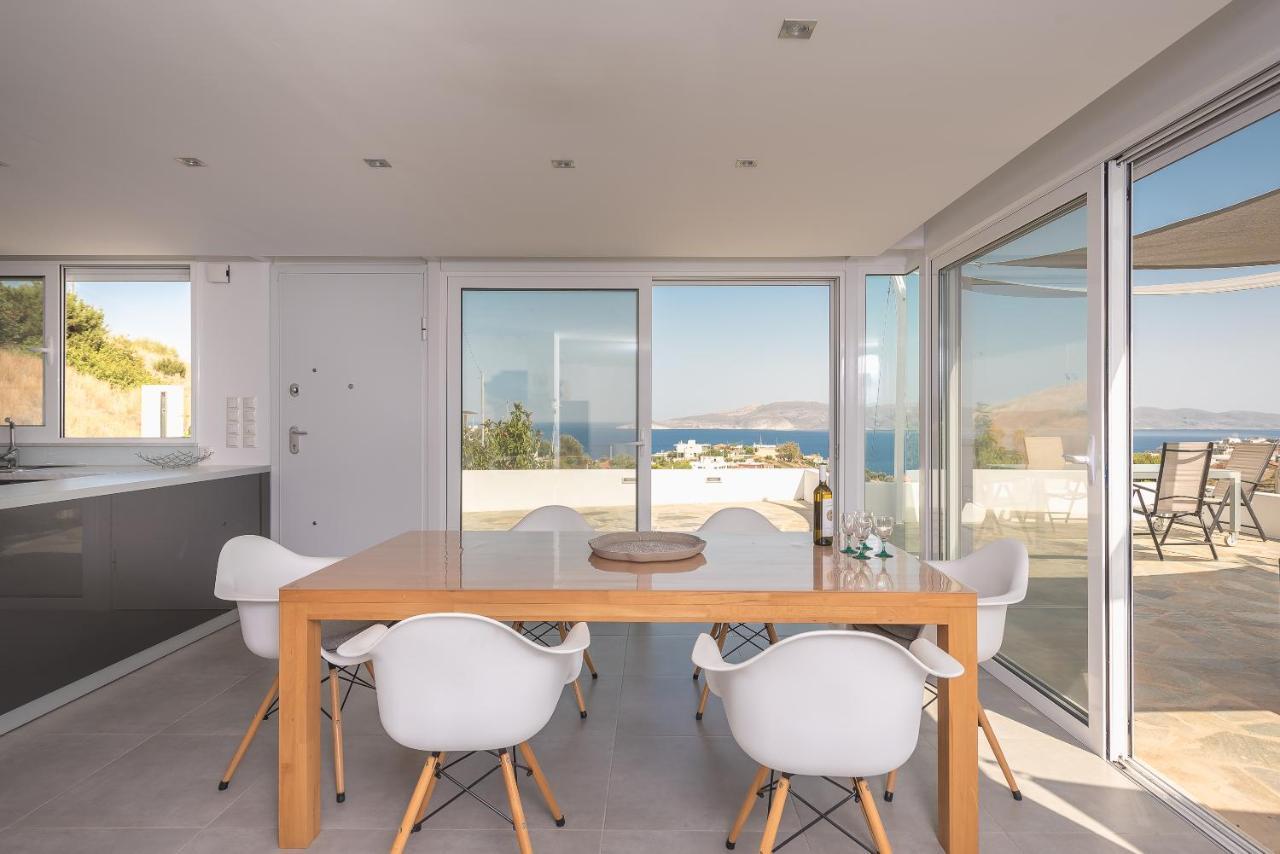 Villa Luna Private Heated Hydro Pool Bbq Beach 4Min Agia Marina Mikrolimanou Eksteriør billede