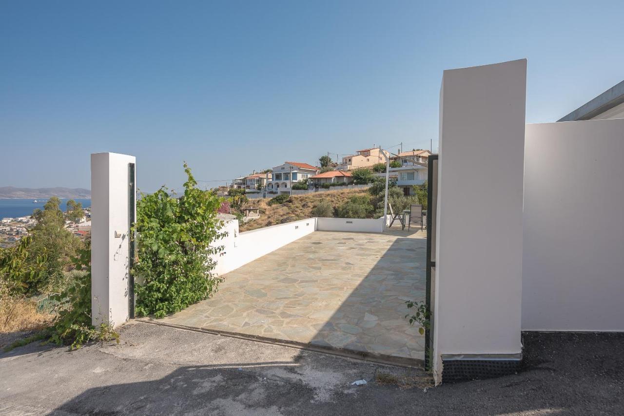 Villa Luna Private Heated Hydro Pool Bbq Beach 4Min Agia Marina Mikrolimanou Eksteriør billede