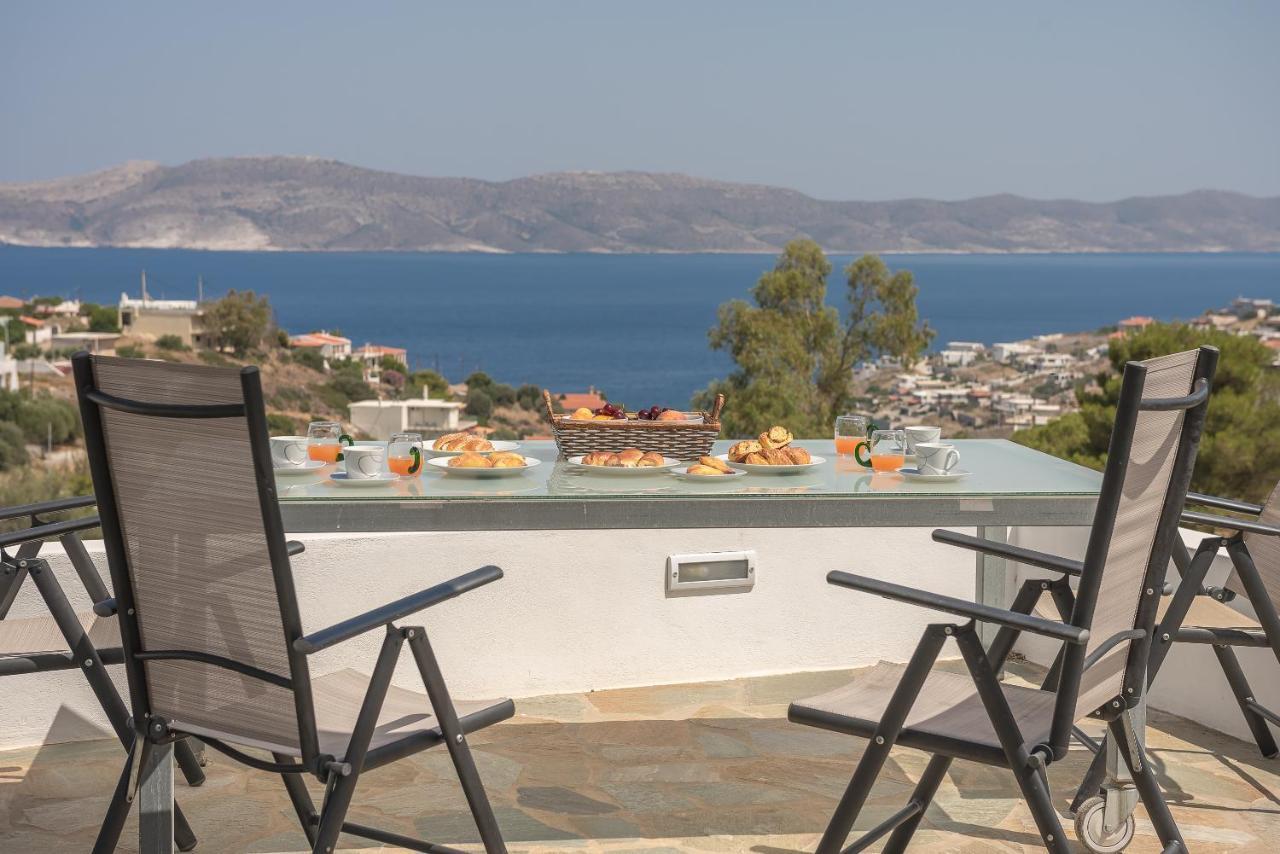 Villa Luna Private Heated Hydro Pool Bbq Beach 4Min Agia Marina Mikrolimanou Eksteriør billede