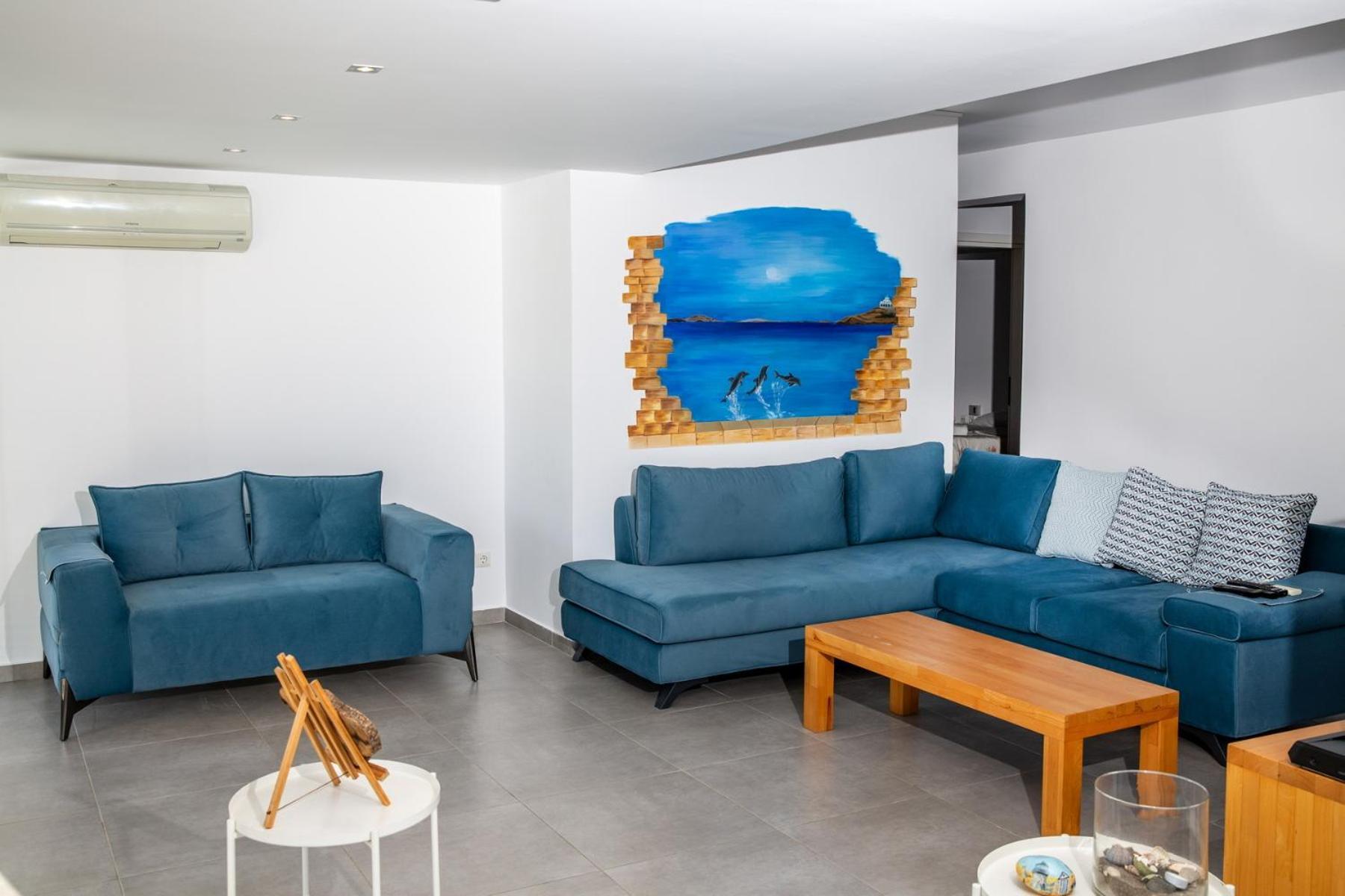 Villa Luna Private Heated Hydro Pool Bbq Beach 4Min Agia Marina Mikrolimanou Eksteriør billede